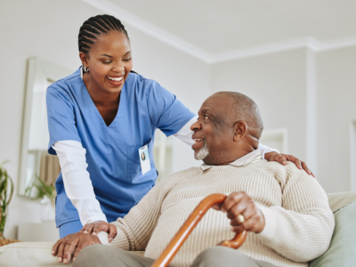 Specialist care being delivered